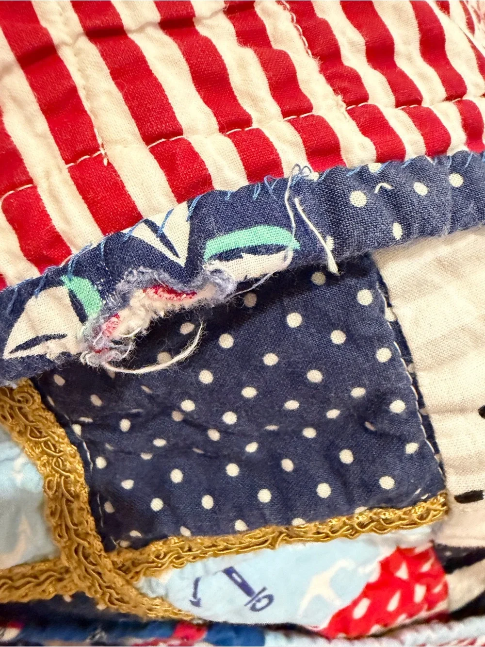 Hand Made Nautical Quilt